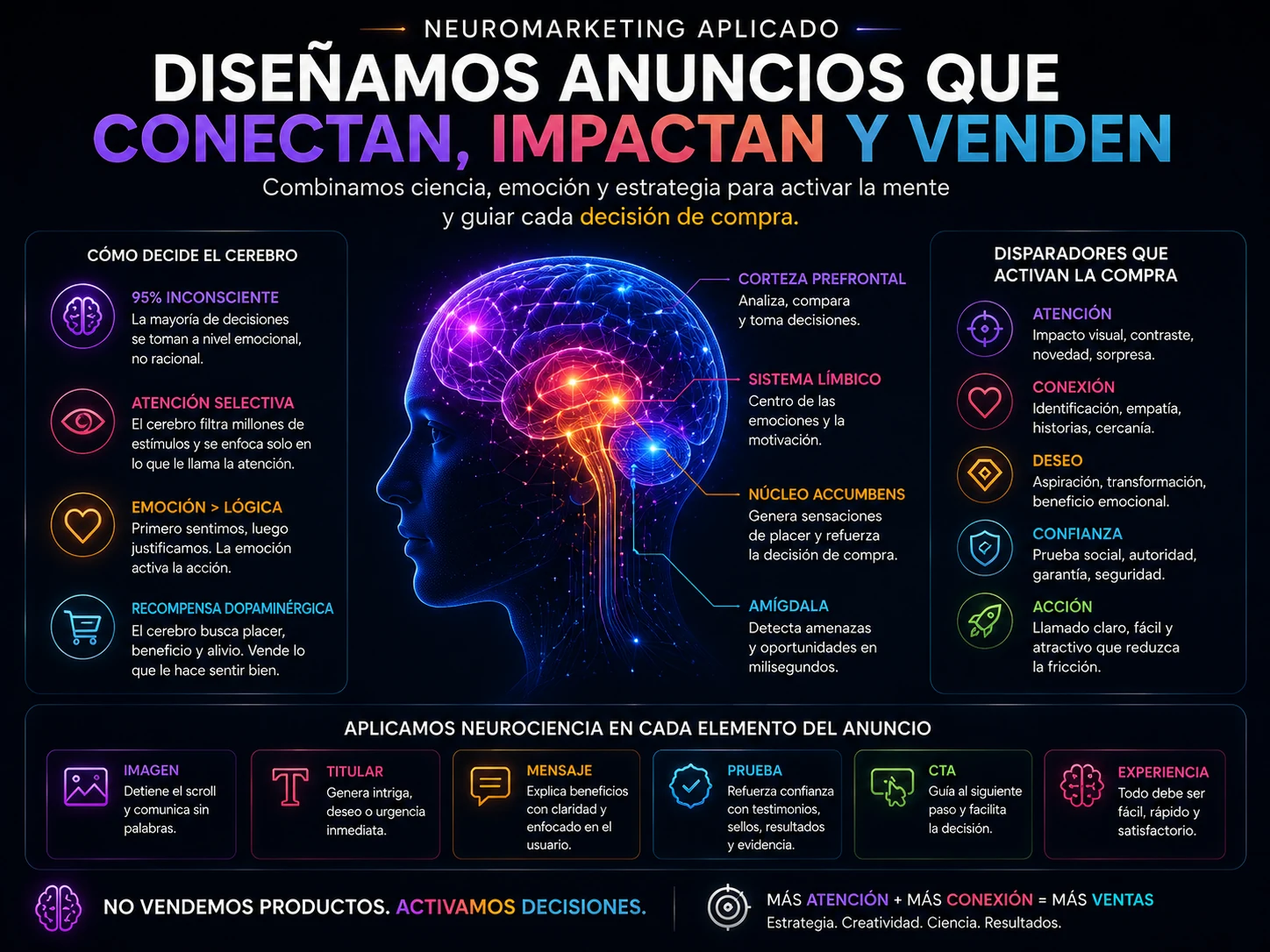 Neuromarketing aplicado a diseño digital y conversión