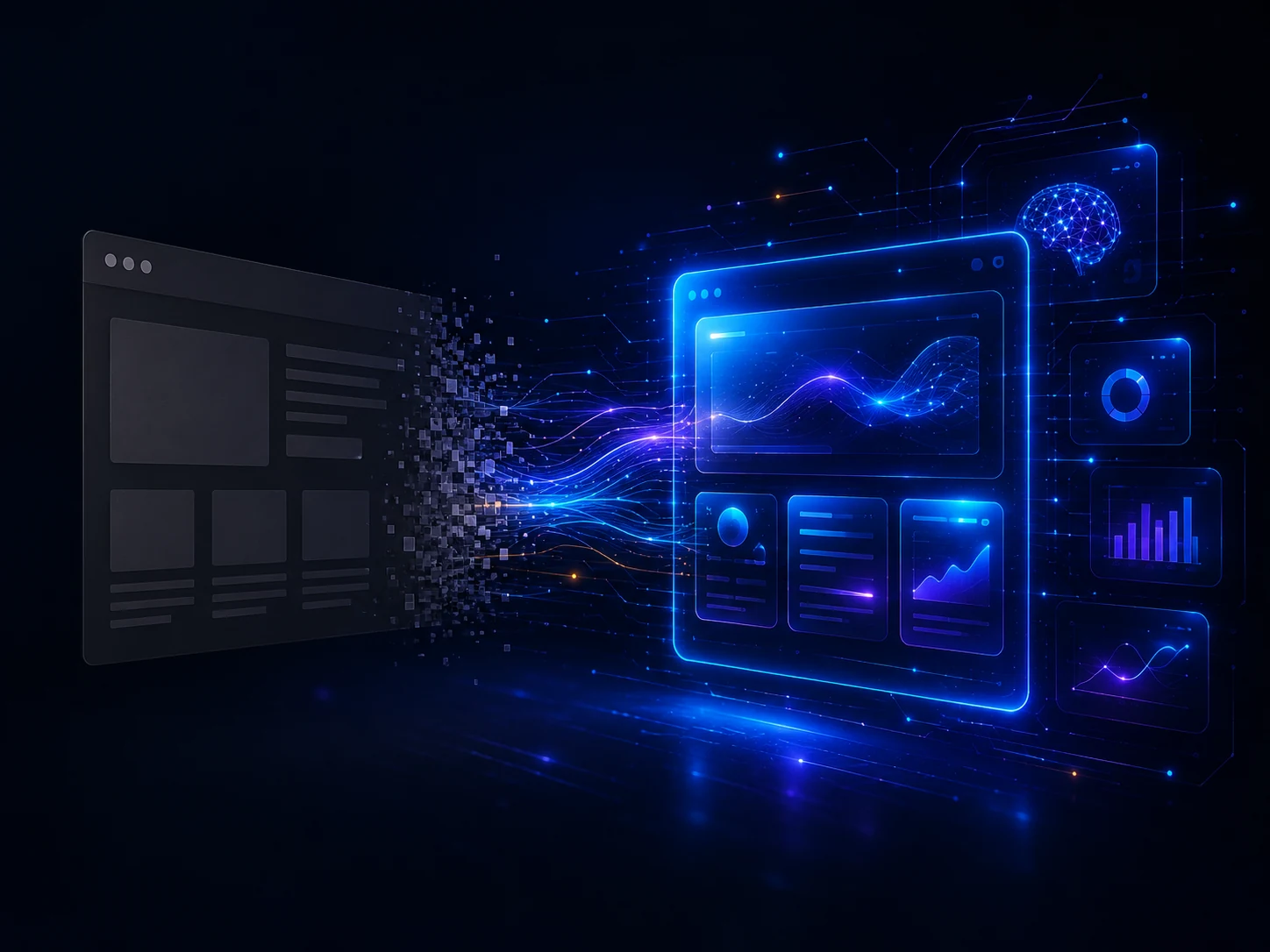 Transformación de una página web estática a una plataforma inteligente